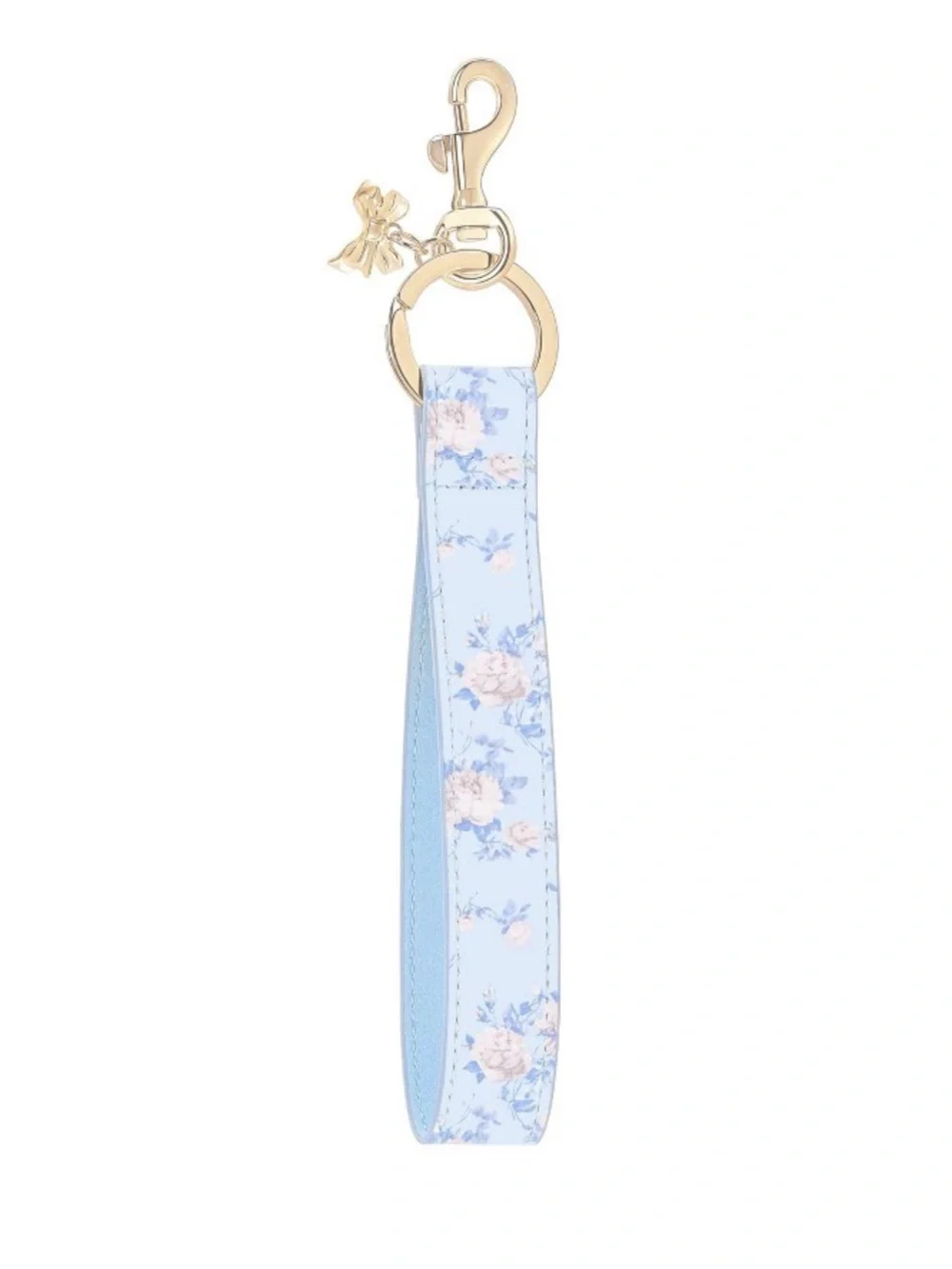 LoveShackFancy x Target Whisper Blue Case-Mate Everblooming Rosettes Key Strap